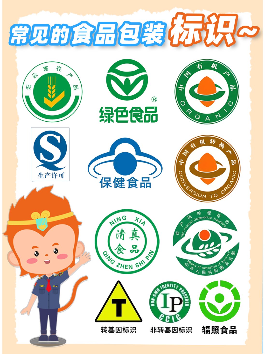 常见的食品包装标识 从封面到安全性的全面解读